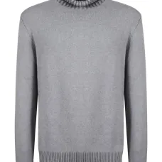 Свитер с воротником-стойкой