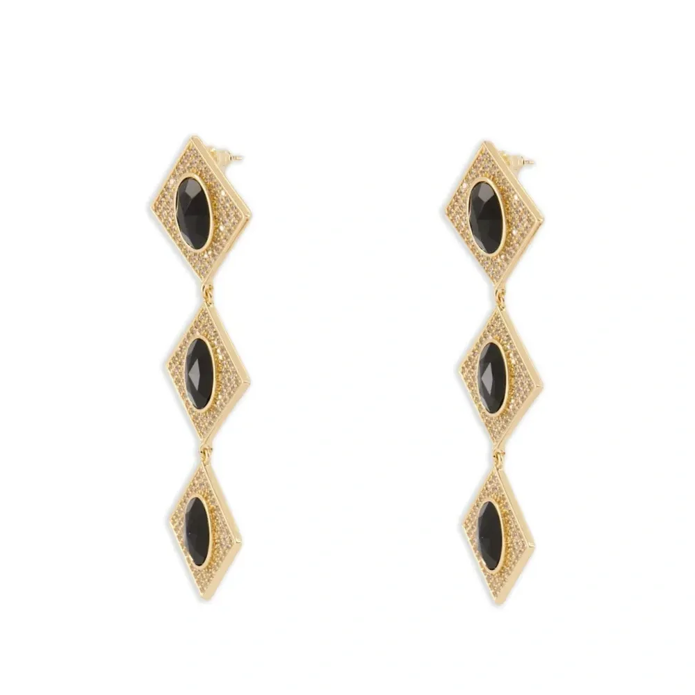 Серьги с кристаллами