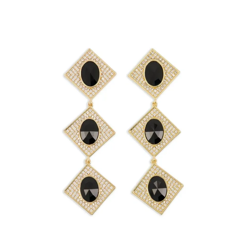 Серьги с кристаллами