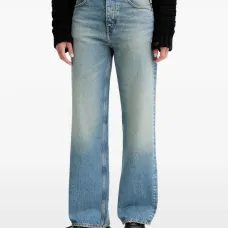 Джинсы с нашивкой-логотипом