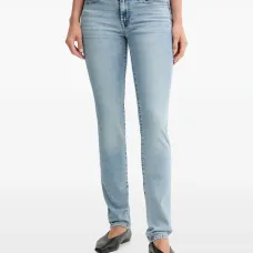 Джинсы с накладными карманами