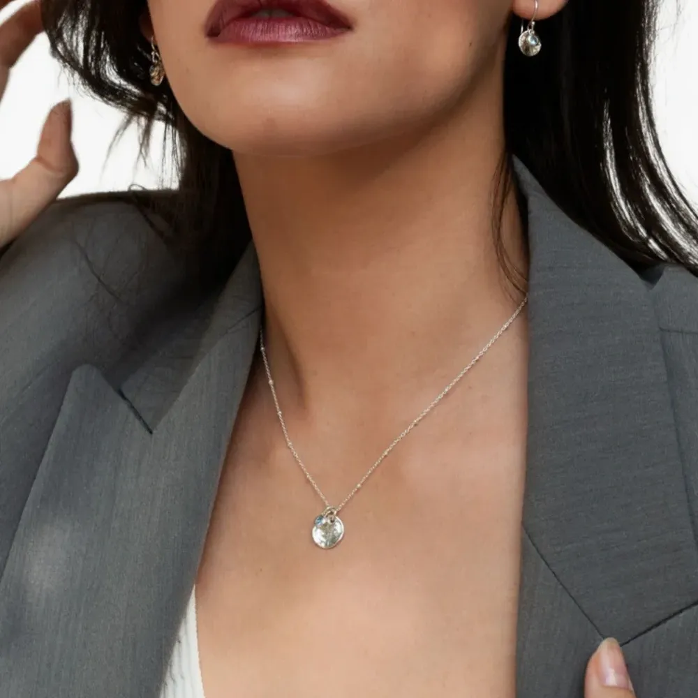 Колье с аквамарином Колье с аквамарином