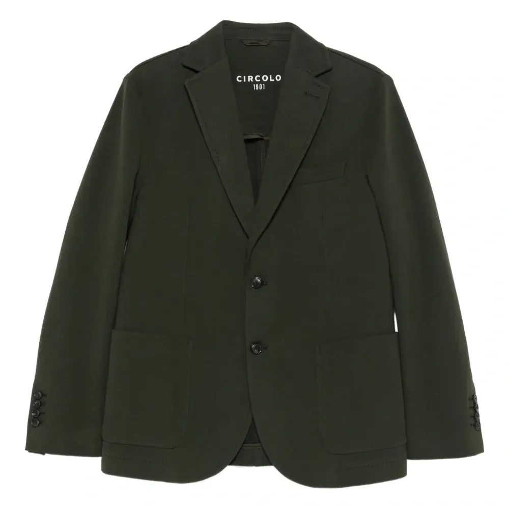 Куртка с накладными карманами