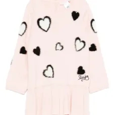 Декорированное трикотажное платье Декорированное трикотажное платье