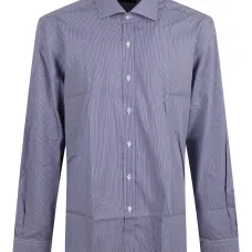 Рубашка в полоску с длинными рукавами