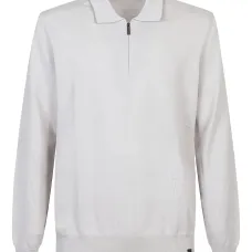 Поло с воротником на молнии