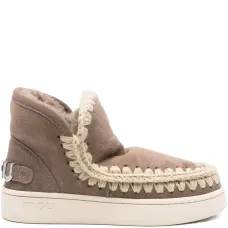 Замшевые ботинки