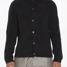 Кардиган с заостренным воротником