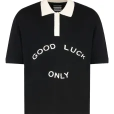 Рубашка поло с короткими рукавами и вышивкой