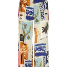 Брюки с геометричным принтом Брюки с геометричным принтом