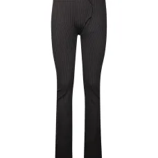 Брюки в тонкую полоску