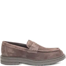 Замшевые пенни-лоферы