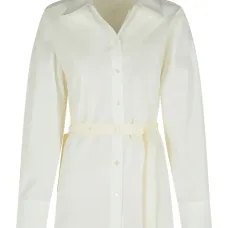 Жилет с поясом и шелковой вставкой