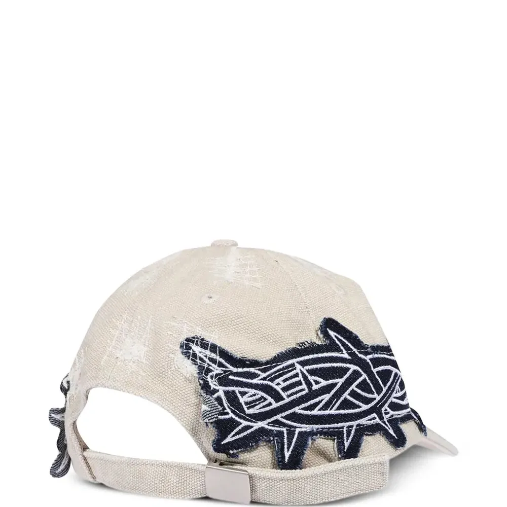 Бейсболка с эффектом потертости