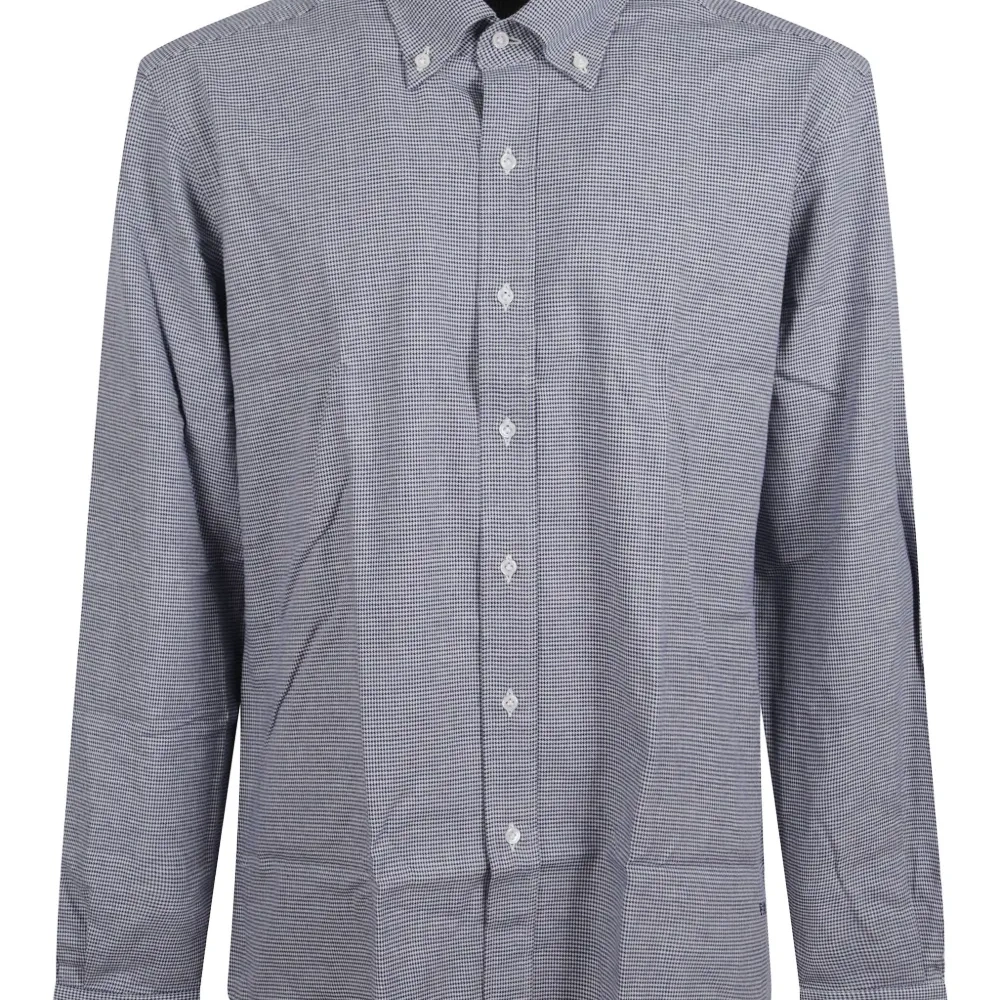 Рубашка с длинными рукавами и сплошным принтом