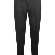 Брюки в тонкую полоску