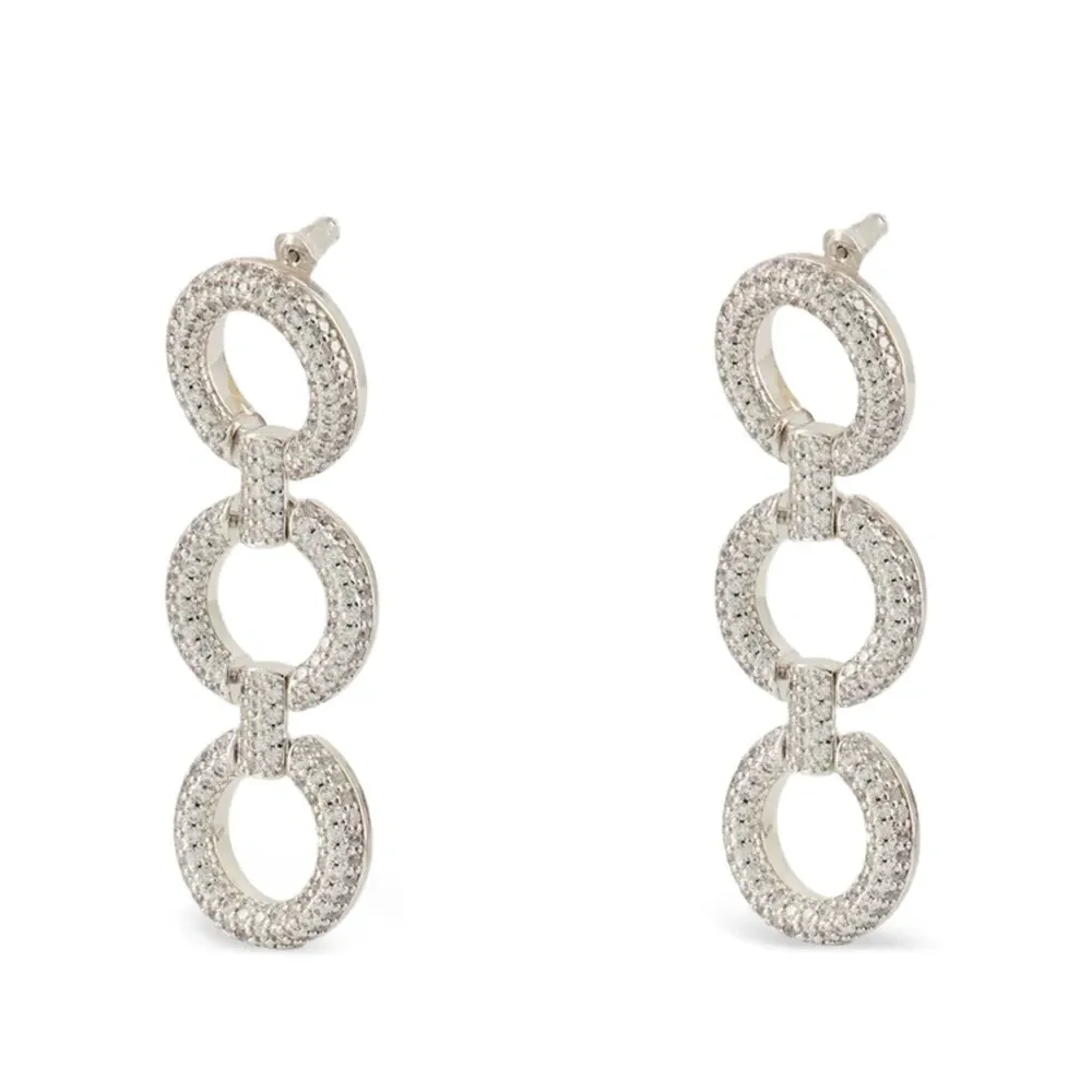 Серьги с кристаллами