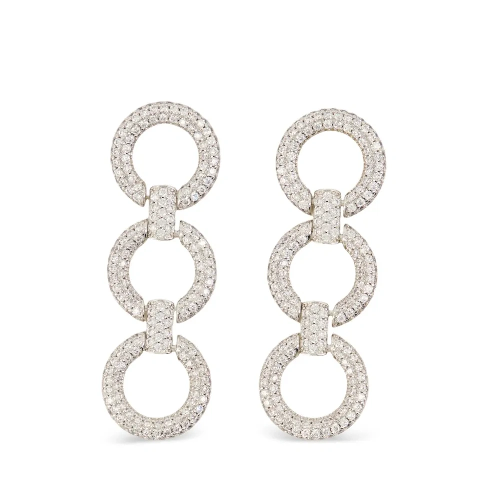 Серьги с кристаллами