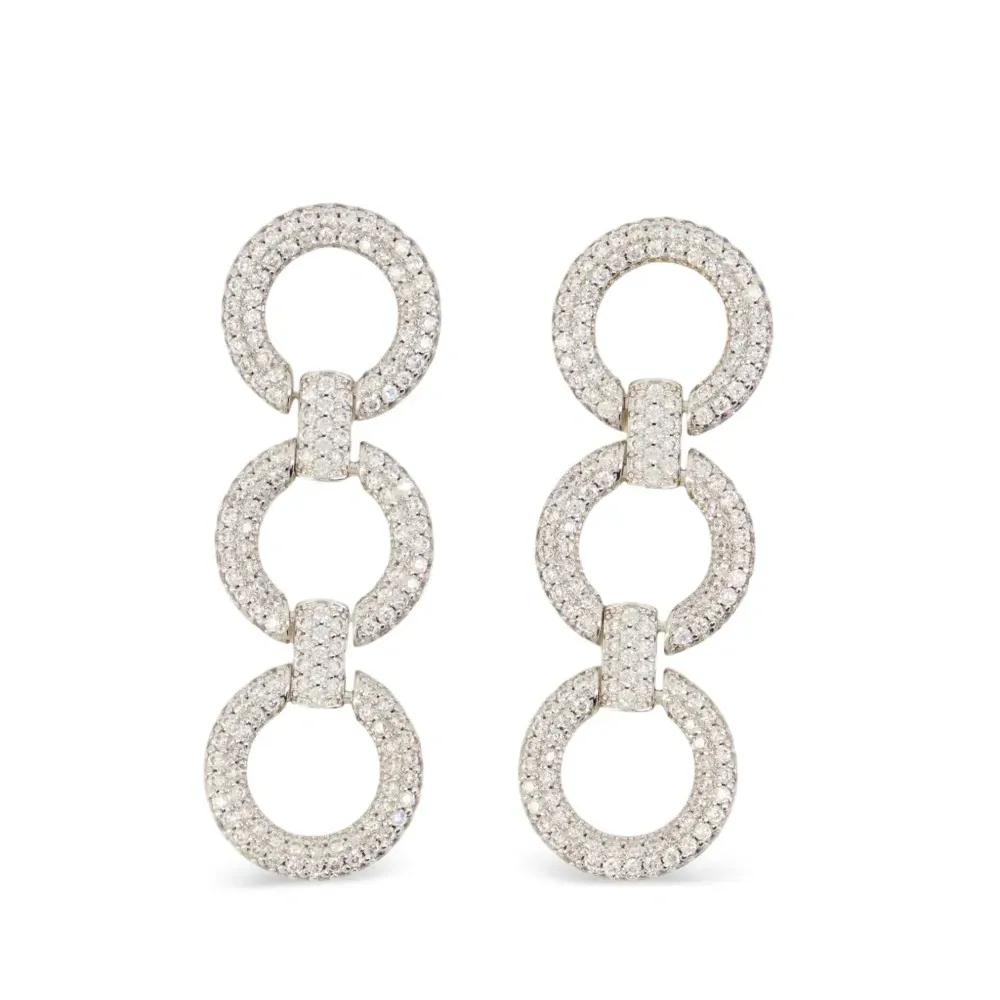 Серьги с кристаллами