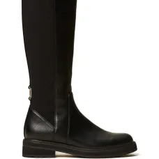 Сапоги с эластичной вставкой