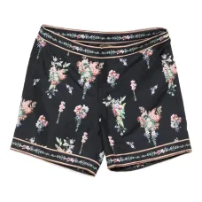 Плавки-шорты с цветочным принтом