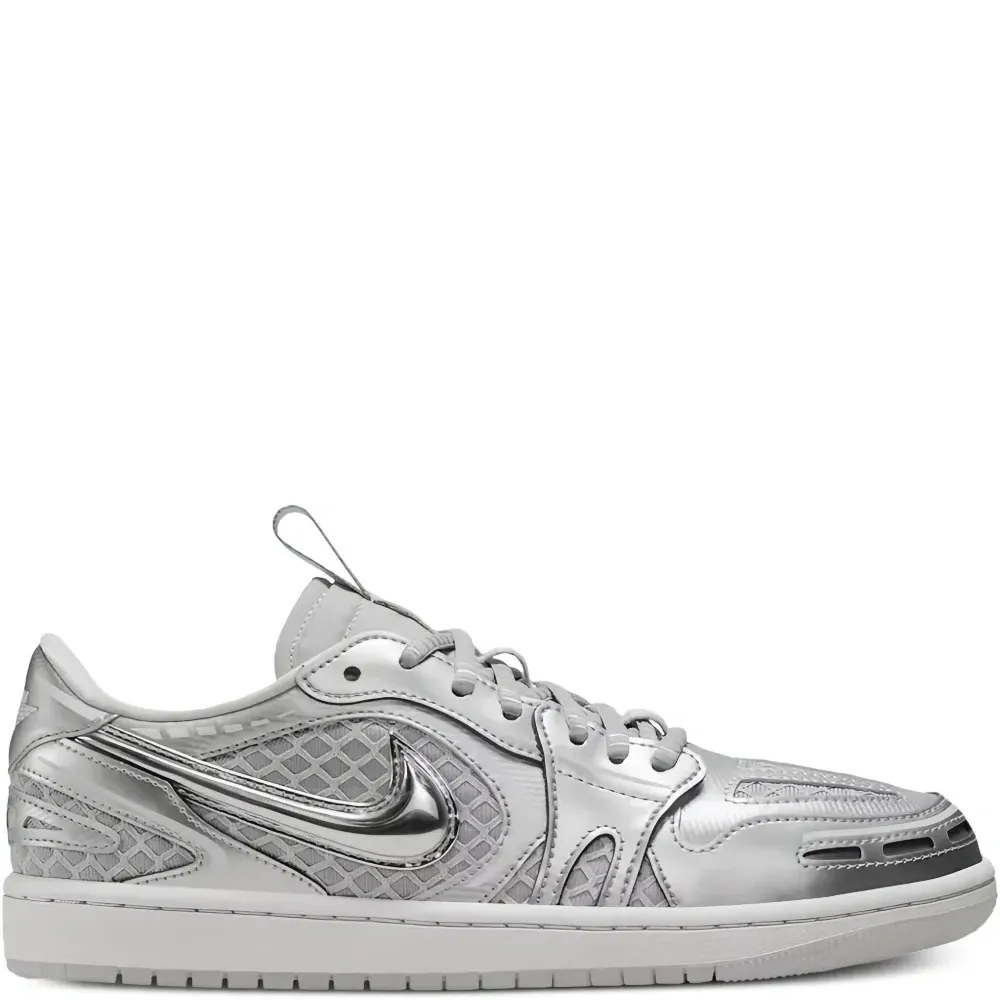 Кроссовки Air Jordan 1 Low Method of Make V3 Metallic Silver