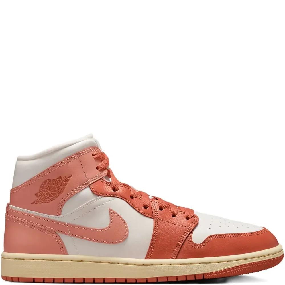 Кроссовки Air Jordan 1 Mid Madder Root Кроссовки Air Jordan 1 Mid Madder Root