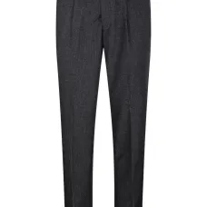 Плиссированные брюки с узором