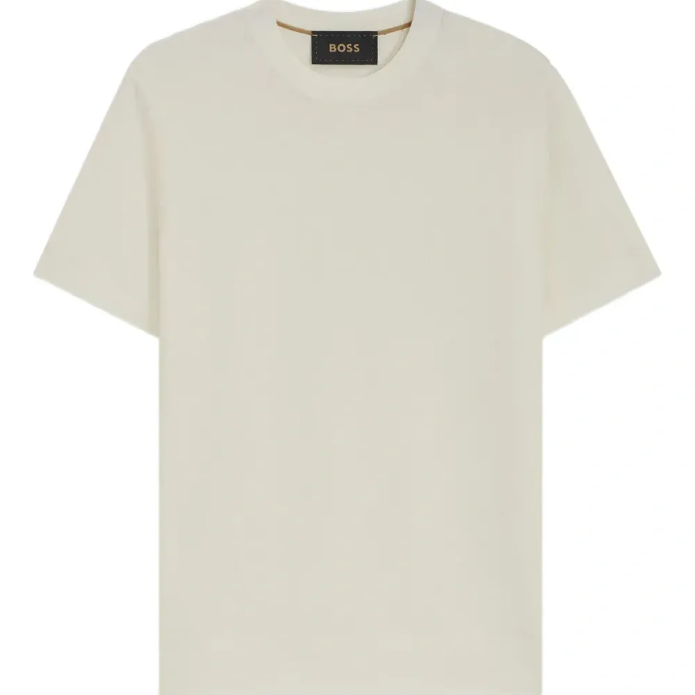 Фактурная футболка с круглым вырезом