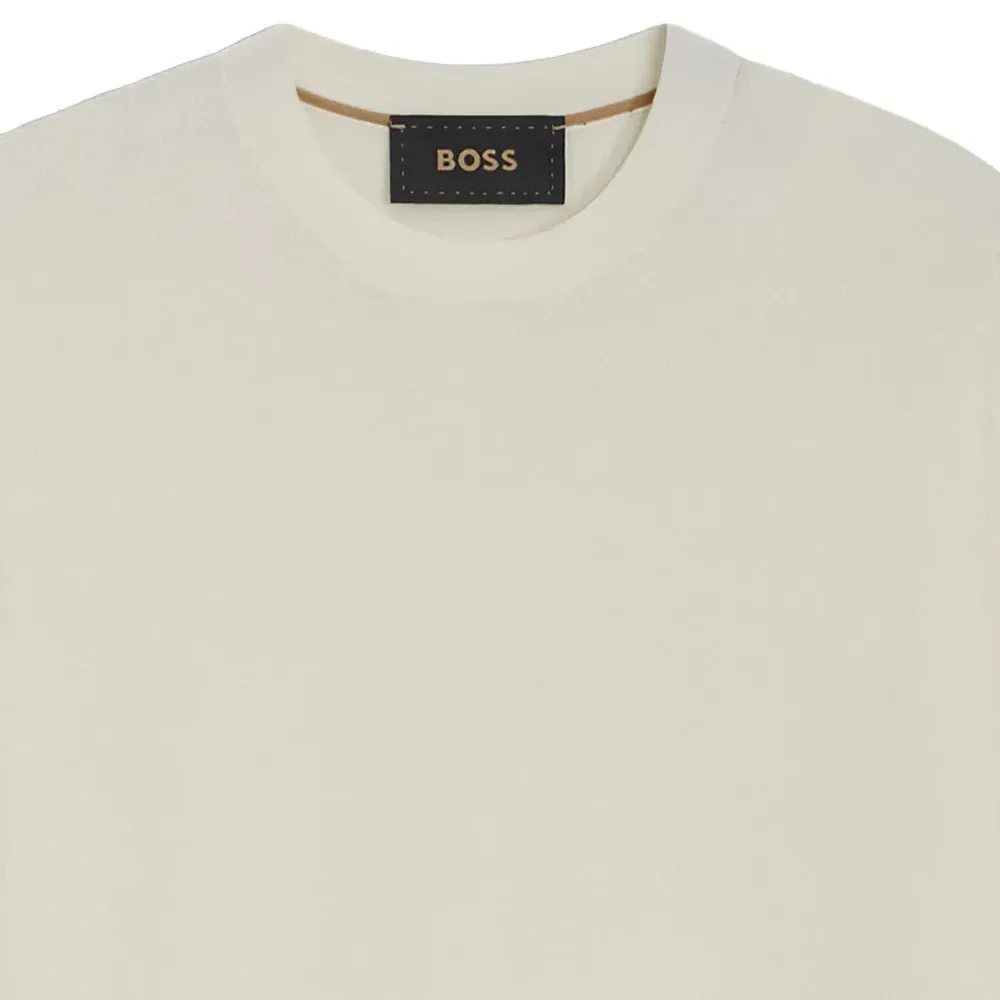 Фактурная футболка с круглым вырезом