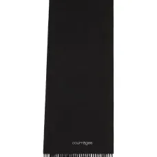 Шарф с вышивкой и бахромой Шарф с вышивкой и бахромой