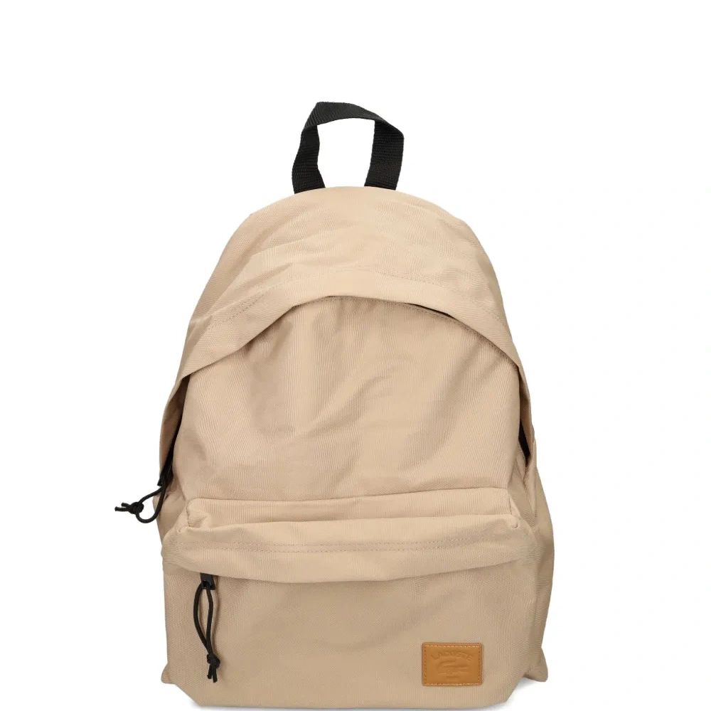 Рюкзак с верхней ручкой и нашивкой-логотипом Рюкзак с верхней ручкой и нашивкой-логотипом