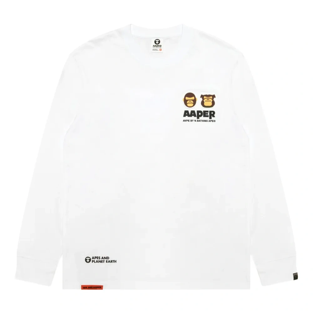 Футболка Aape Head с длинными рукавами