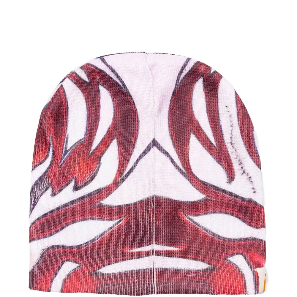 Шапка бини с узором