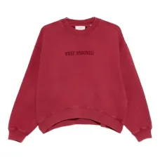 Свитшот с принтом-логотипом