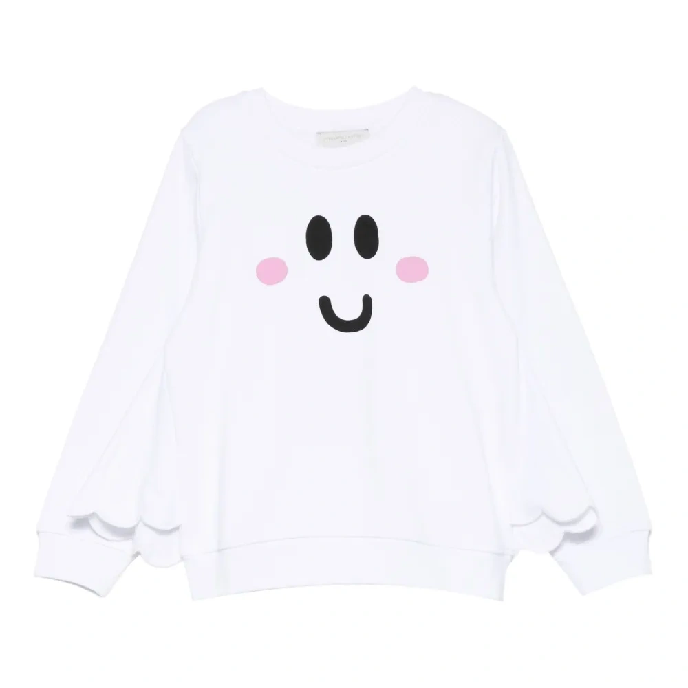 Топ с оборками и смайликом