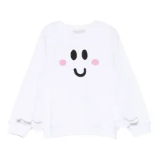 Топ с оборками и смайликом