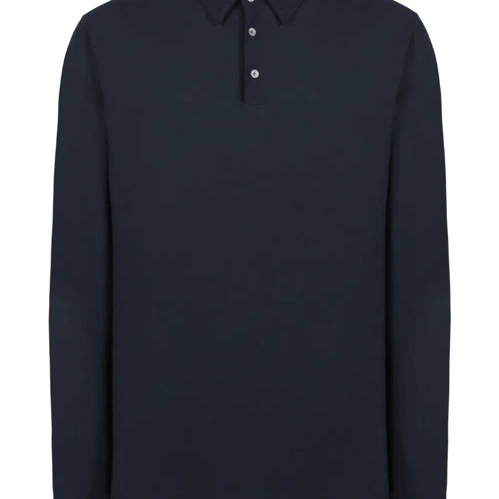 Рубашка поло с манжетами на пуговицах