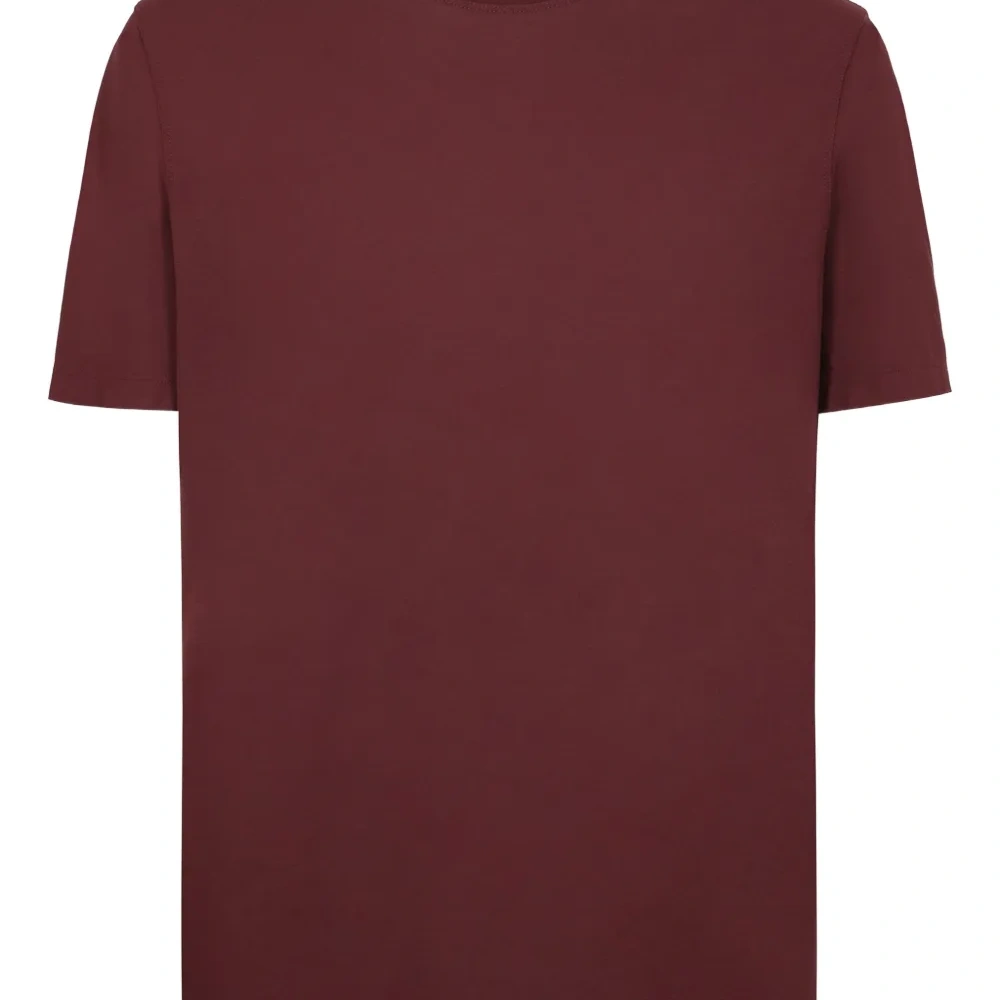 Футболка с вырезом в рубчик