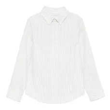 Полосатая рубашка с длинными рукавами