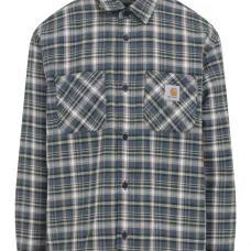 Рубашка в клетку с карманами