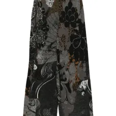 Брюки с графичным принтом