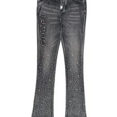 Джинсы с кристаллами Джинсы с кристаллами
