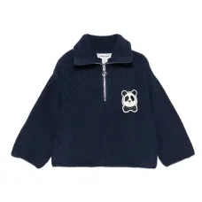 Свитер на молнии с вышивкой