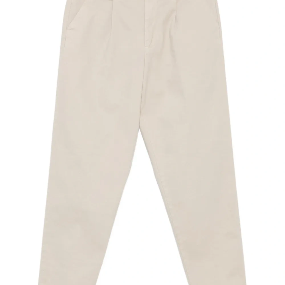 Брюки с плиссированными карманами