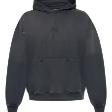 Худи с графичным принтом и эффектом потертости Худи с графичным принтом и эффектом потертости