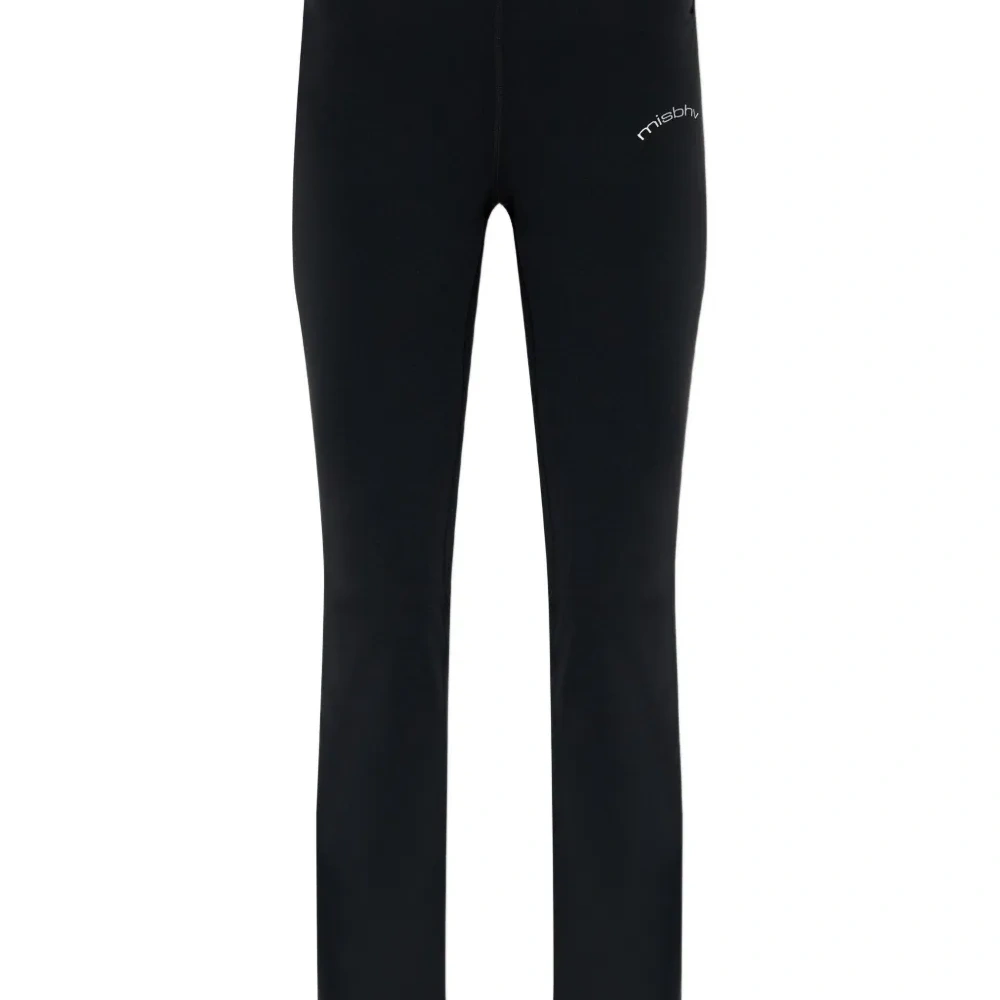 Расклешенные брюки с логотипом