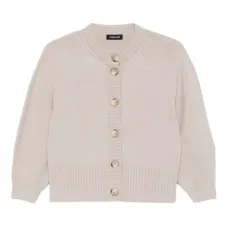 Кардиган с круглым вырезом