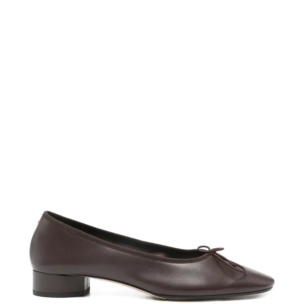 Балетки из наппа-кожи