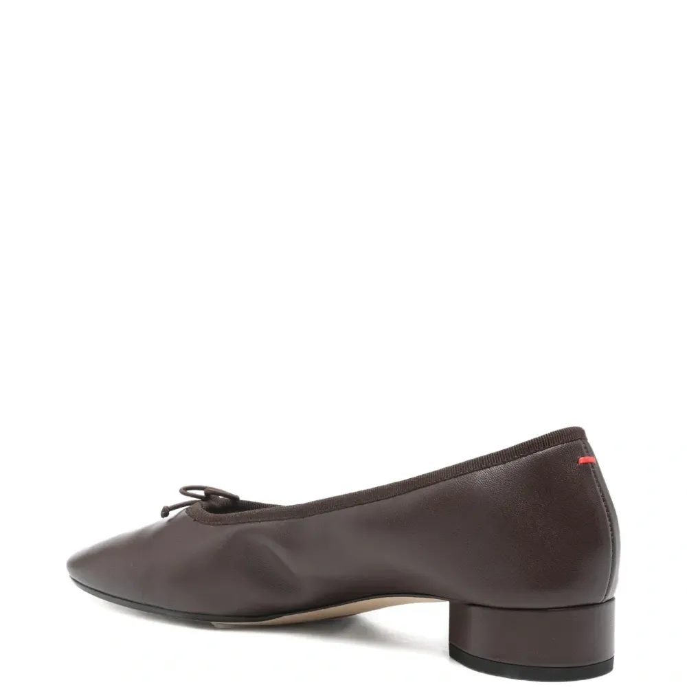 Балетки из наппа-кожи